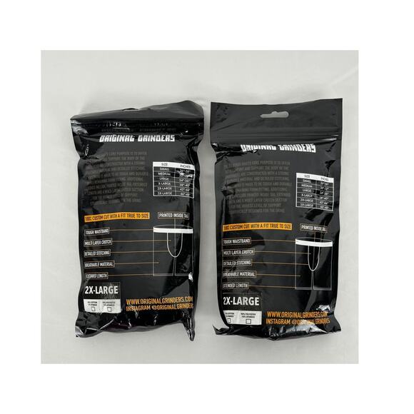 SRVNTZ x Original Grinders And Dark Metal OG Boxer Briefs Set Of 2 Mens 2X Black - Picture 9 of 12